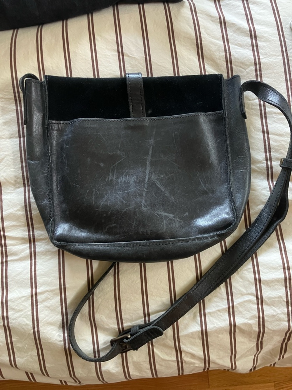 ABLE Leather Cross Body Bag - Picture 3 of 3